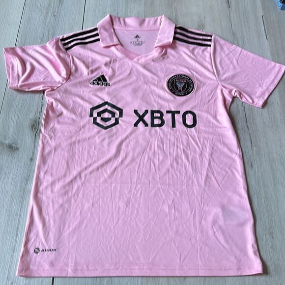 Adidas 23/24 Miami CF Home Jersey Messi 10 Pink Small NWT in packaging - Picture 8 of 13